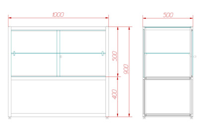 Чертеж прилавка ПА-14 Чертеж прилавка ПА-14